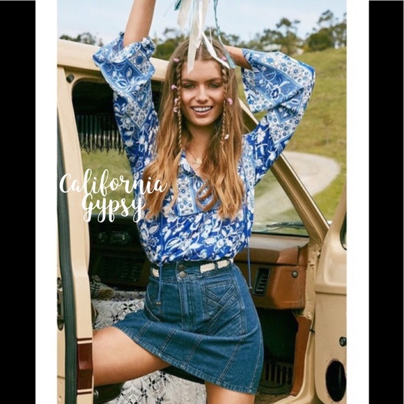 Bohemian Floral Top - Picture 5 of 7